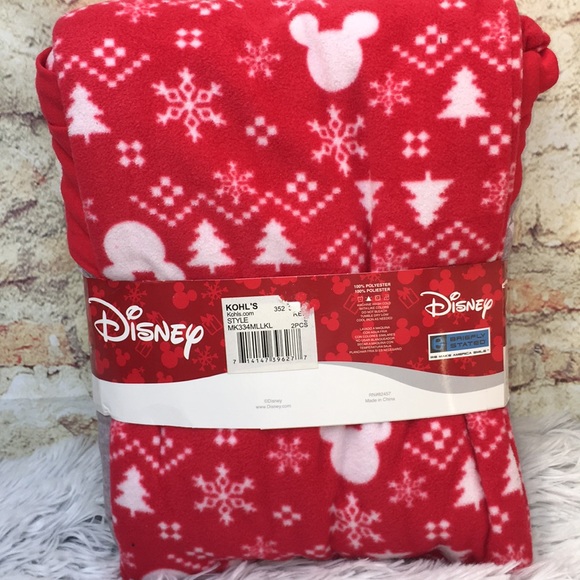 New Holiday Disney' Mickey Mouse Men's 2-Piece Pajamas Loungewear Set - Picture 4 of 4